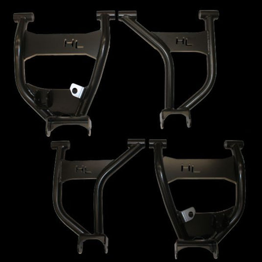High Lifter Rear Upper And Lower Satin Black Control Arms For Polaris Models MCRA-RNG1-B1