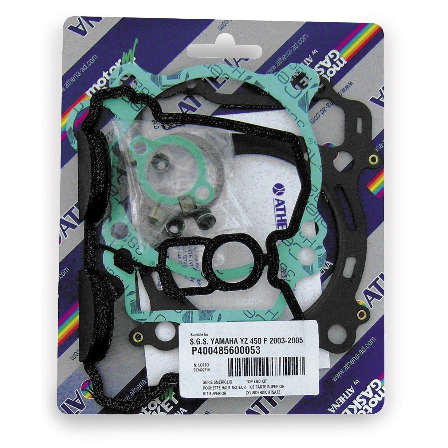 Honda ATC125 M 1984-1985 Kit P400210600130 Top End Gasket Kit Fits by Athena
