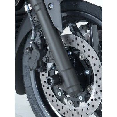 Load image into Gallery viewer, R&amp;G Racing Black Fork Protectors For 2013-2014 Yamaha XMAX 400 FP0144BK
