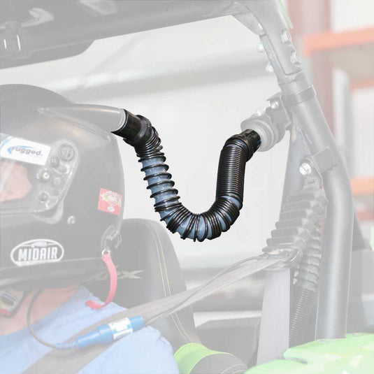 Rugged Radios 1 to 3 Ft MAC-X Expandable Ultra Flex Helmet Air Pumper System Hose by Rugged Radios MAC-X-HOSE-12