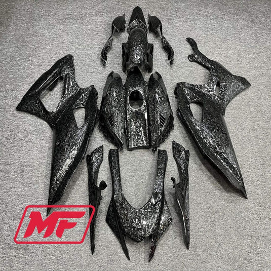 Monster Fairings Full Kit Yamaha R7 21-23 Forged Carbon Fiber Style + Windshield + Gas Tank Cover