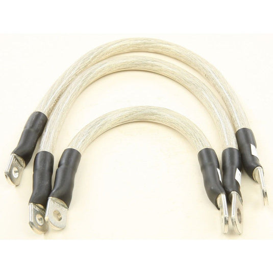 All Balls Clear Hi-Performance 4 Gauge Battery Cable Set 79-3009
