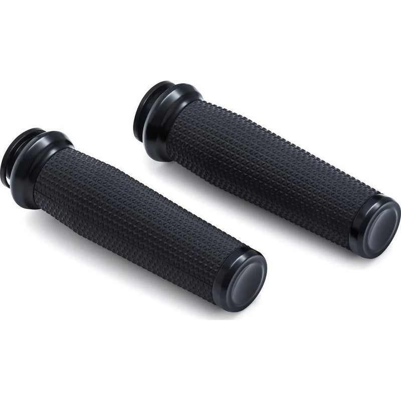 Load image into Gallery viewer, Kuryakyn Thresher Grips for Indian Satin Black
