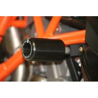 Load image into Gallery viewer, R&amp;G Racing Black Classic Style Crash Protectors For 2005-2008 KTM 950 Supermoto
