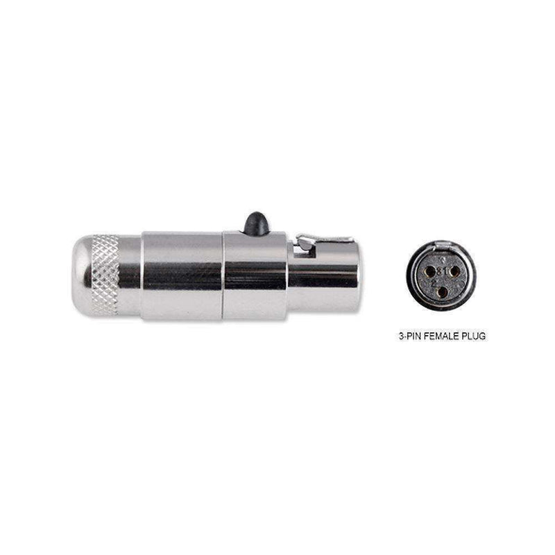 Load image into Gallery viewer, Rugged Radios 3-Pin Female Mini XLR Connector TA3FL C3P-FL
