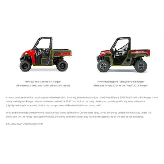 Seizmik Mirror Mounts For Polaris Pro-Fit 56-18085