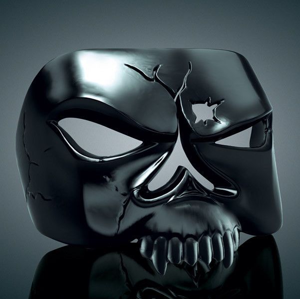 KURYAKYN BLACK CHROME ZOMBIE COVER FOR 1973-2017 HARLEY FENDER TAILLIGHT HD 9024