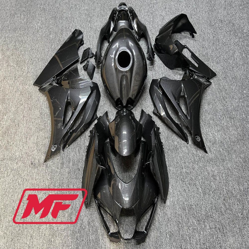 Load image into Gallery viewer, Monster Fairings Full Kit Suzuki GSXR1000 17-22 Carbon Fiber Style + Windshield + Gas Tank Cover
