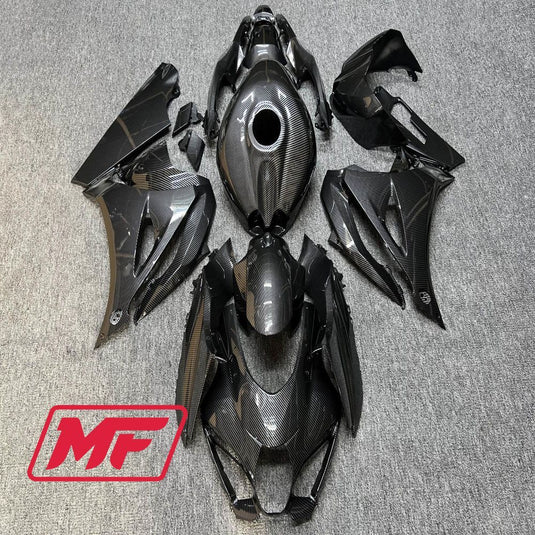 Monster Fairings Full Kit Suzuki GSXR1000 17-22 Carbon Fiber Style + Windshield + Gas Tank Cover