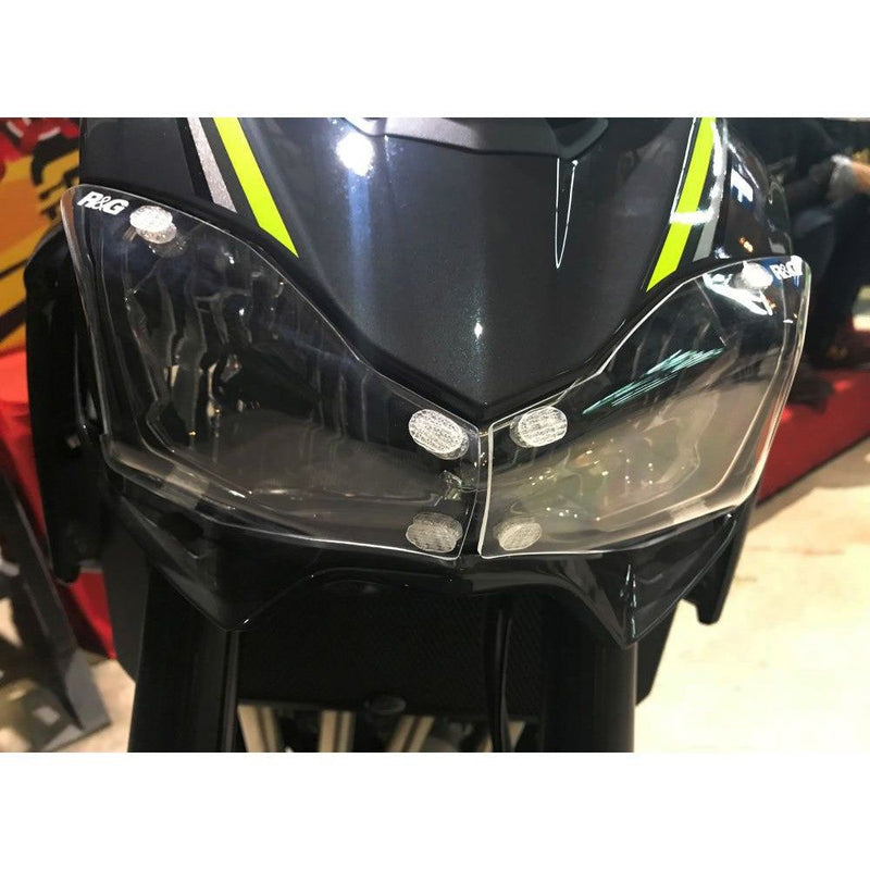 Load image into Gallery viewer, R&amp;G Racing Clear Acrylic Headlight Shield For 2017-2019 Kawasaki Z900 ZR900
