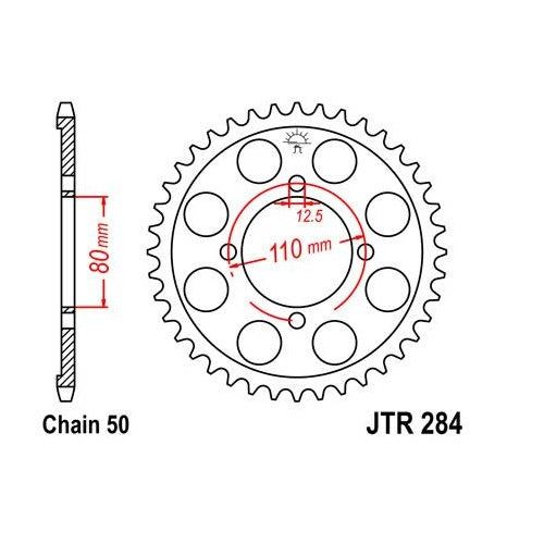 Steel Rear Sprocket 48T for Street HONDA CB750K 1979