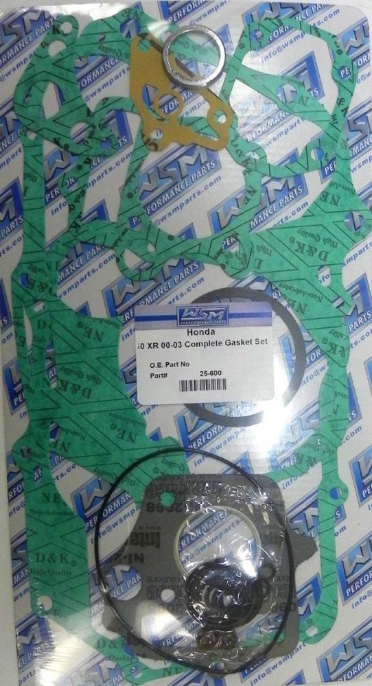 Load image into Gallery viewer, WSM Complete Gasket Kit For Honda 50 CRF-F / XR 00-21 25-600
