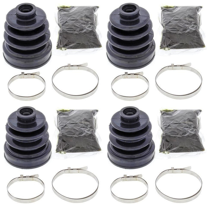 Complete Rear Inner & Outer CV Boot Repair Kit for Honda TRX680 Rincon 2008-2009