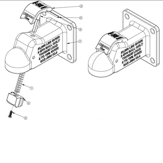2 5/16 Inch EZ Latch Coupler