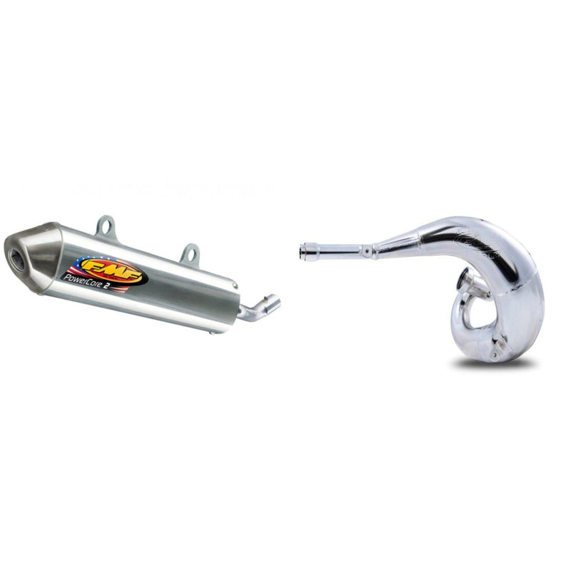 Load image into Gallery viewer, Gnarly Exhaust Pipe &amp; Powercore 2 Silencer for KAWASAKI KDX200 1995-2006
