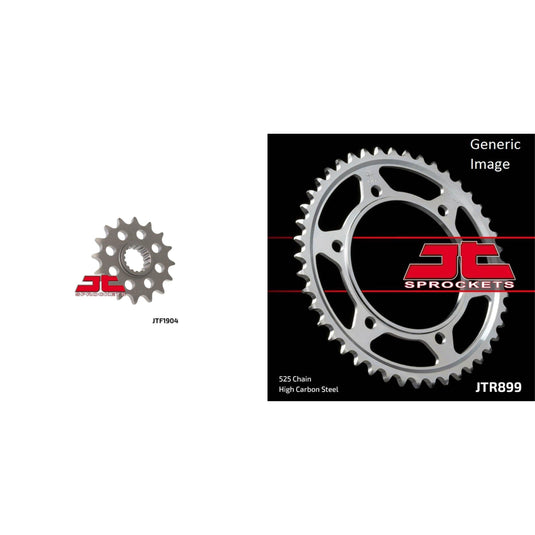 Front and Rear Steel Sprocket Kit for OffRoad KTM 950 Super Enduro R 2006-2010