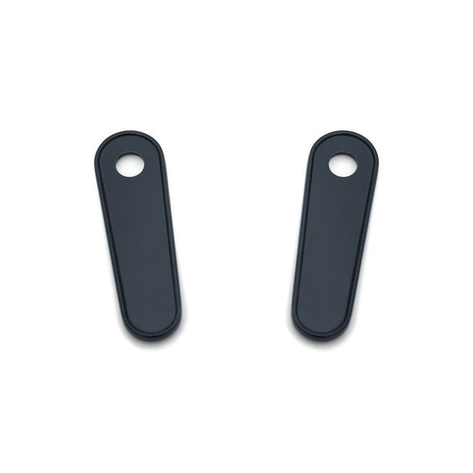 Kuryakyn Black Passenger Rear Floorboard Foot Peg Frame Block Off Plates Harley
