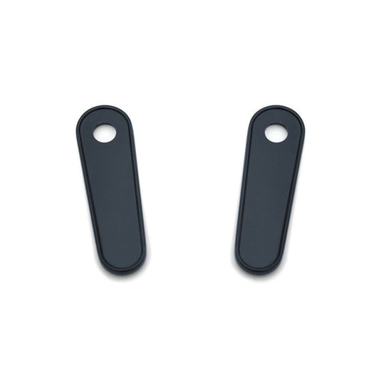 Kuryakyn Black Passenger Rear Floorboard Foot Peg Frame Block Off Plates Harley