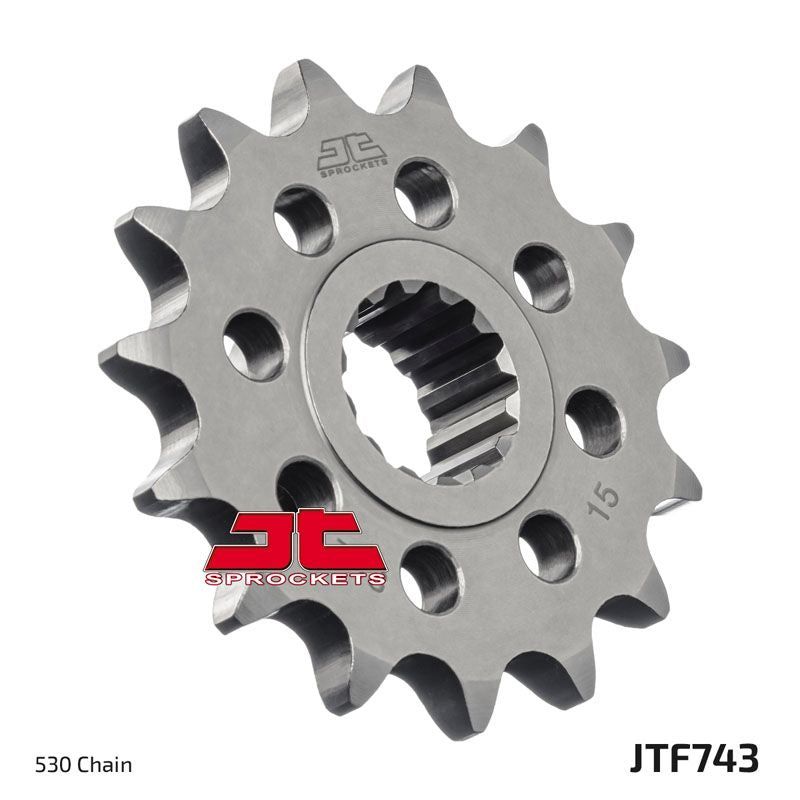 Load image into Gallery viewer, JT Sprockets Front Steel Sprocket 14 Tooth 14T 530 Chain JTF743.14
