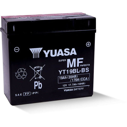 Yuasa Maintenance Free YT19BLBS 12 Volt Battery YUAM6219BL