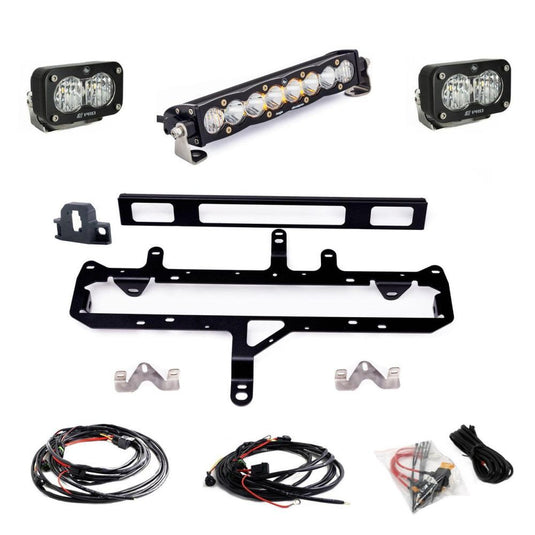 Baja Designs Grille Light Bar Kit 10 inch S8 Series Multi Pattern Clear Lens 448262