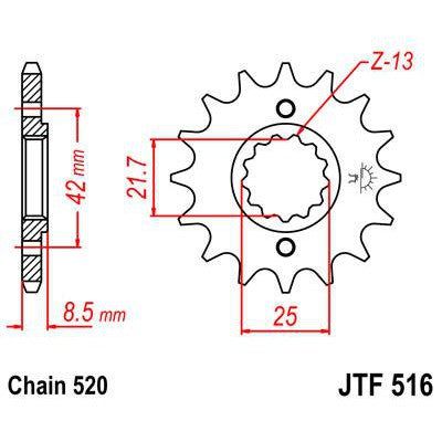 Load image into Gallery viewer, Front &amp; Rear Sprocket Kit for KAWASAKI KLR600-KL600A1,B1-B4 84-90 JT Sprockets
