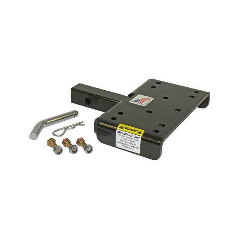 Load image into Gallery viewer, Rigid Hitch (ATV-WM125) ATV/UTV Winch Mounting Plate for 1-1/4 Inch Receivers - Made in USA
