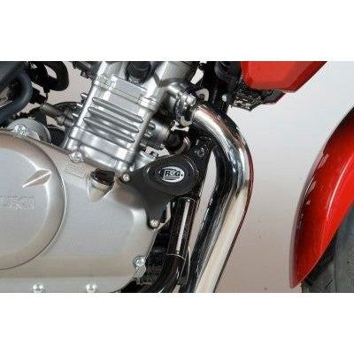 Load image into Gallery viewer, R&amp;G Racing Black Aero Style Crash Protection Bobbins For 2013-2016 Suzuki Inazuma 250
