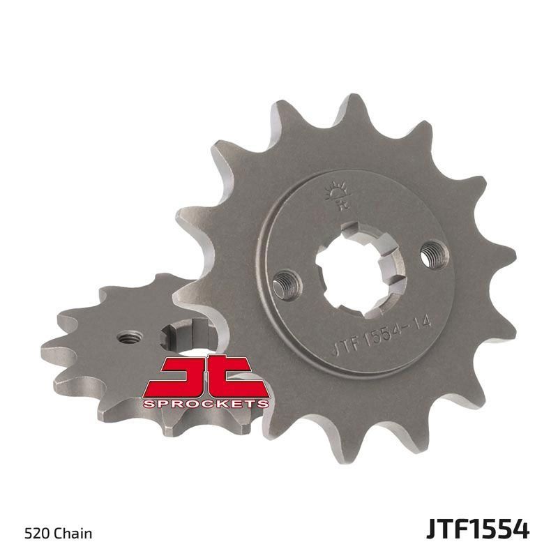 JT Sprockets Front Steel Countershaft Sprocket 14 Tooth 14T 520 Chain For Hyosung GT250R Comet 2009 JTF1554.14