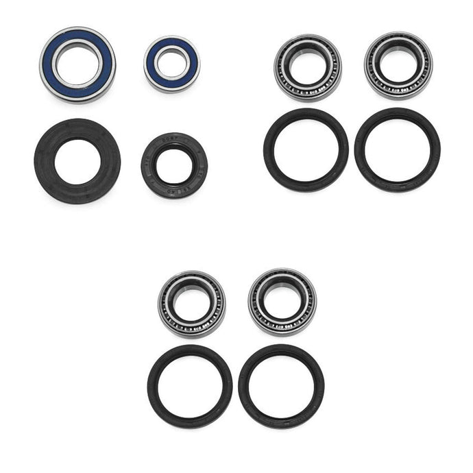 QUADBOSS Front and Rear Wheel Bearing Kits for Polaris Scrambler 500 2x4 2008