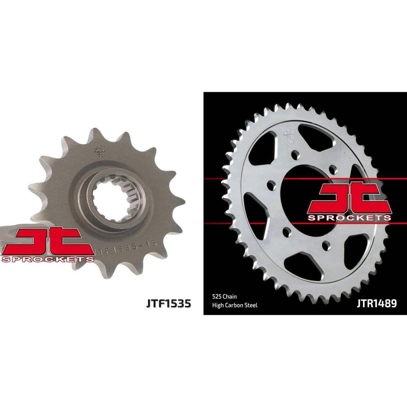 Load image into Gallery viewer, Front &amp; Rear Sprocket Kit for KAWASAKI ZX-6R-ZX636 A1P-Ninja 02 JT Sprockets
