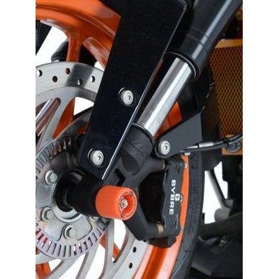 Load image into Gallery viewer, R&amp;G Racing Black Fork Protectors For 2021-2023 Husqvarna 125 Svartpilen
