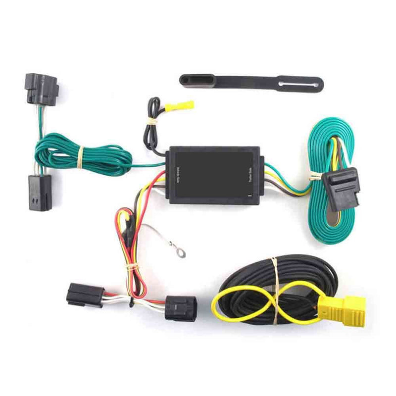 Load image into Gallery viewer, T-Connector with Powered Tail Light Converter Custom Wiring Harness, 4-Way Flat Output, 2010-2013 Ford Transit Connect (Replaced RE-62049)
