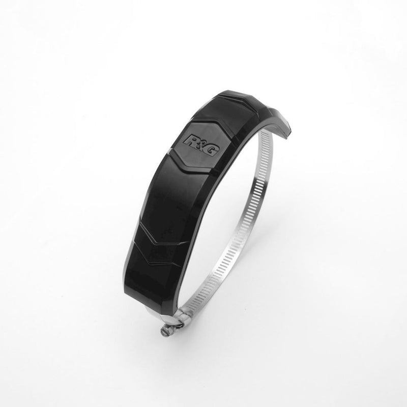 Load image into Gallery viewer, R&amp;G Racing Black Exhaust Protector For 2011-2012 Aprilia Dorsoduro 1200 SMV1200
