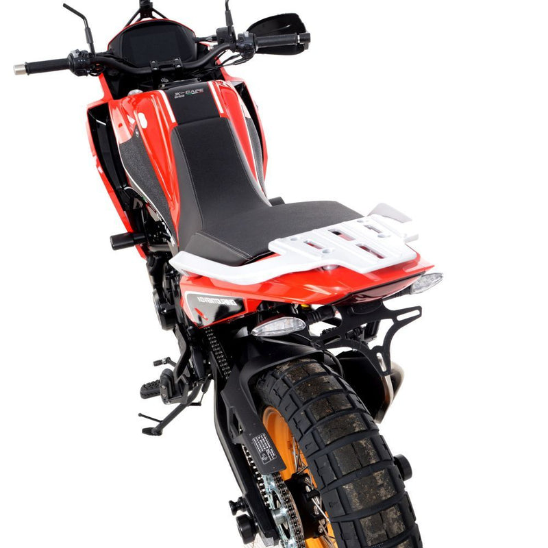 Load image into Gallery viewer, R&amp;G Racing Black Tail Tidy License Plate Holder For 2023-2024 Moto Morini X-Cape 649
