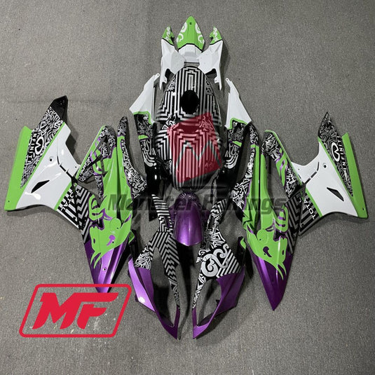 Monster Fairings Full Kit BMW S1000RR 17-18 Green Bull + Windshield + Gas Tank Cover
