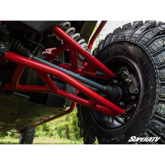 SuperATV Polaris RZR XP Turbo High-Clearance Lower A-Arms Red Non-Adjustable Pivot Blocks AA-P-RZRXPT-HC-NAP-SBJ-B2-03
