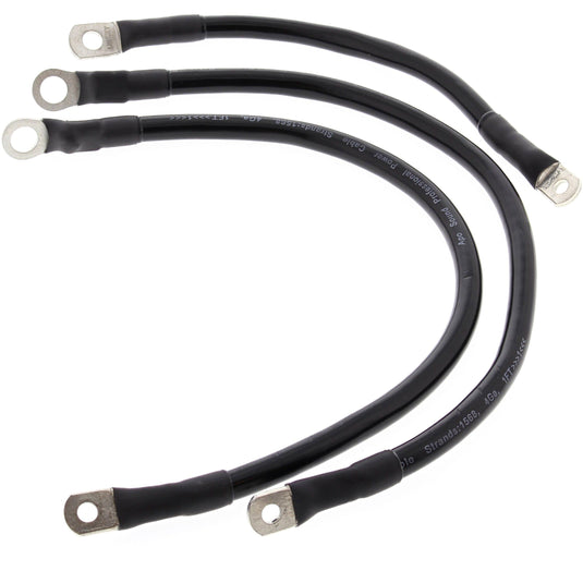 All Balls Black Hi-Performance 4 Gauge Battery Cables 79-3006-1