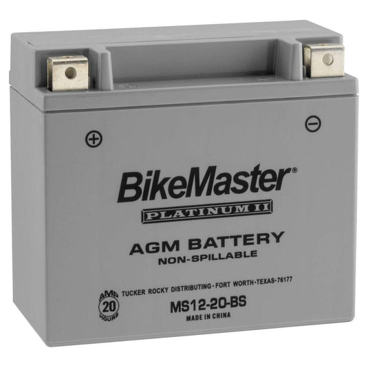 BikeMaster AGM 12V Platinum Battery For Arctic Cat 1000 H2 2010-2017 Grey
