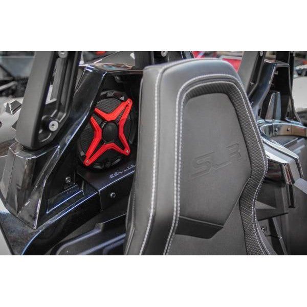 Load image into Gallery viewer, SSV Works Behind Seat 6.5&quot; Unloaded Speaker Pods For Polaris Slingshot 2015-2021
