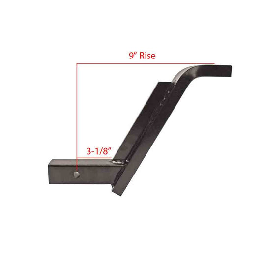 Rigid Hitch (HUB-1014) Heavy Duty Ball Mount for 2 inch Receivers - 10 inch Drop