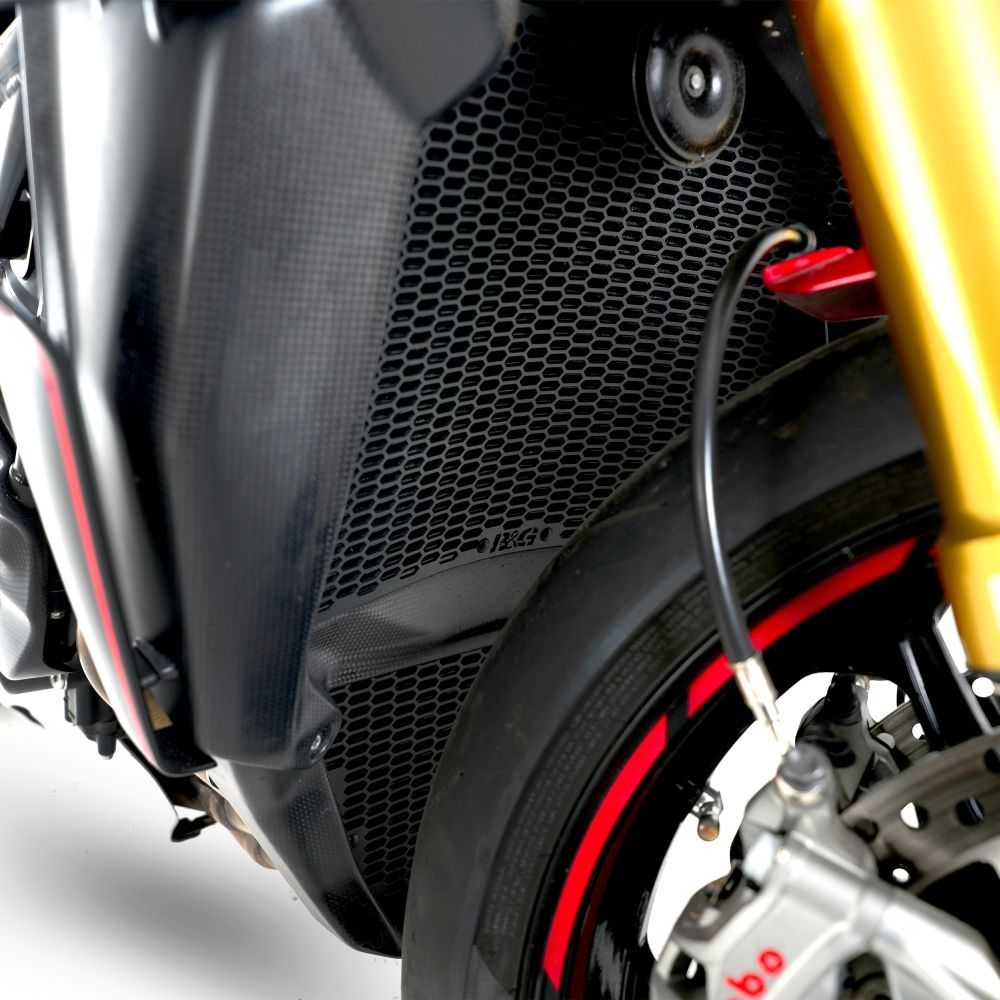 R&G Racing Matt Black PRO Radiator Guard For 2024 MV Agusta Brutale 1000RS