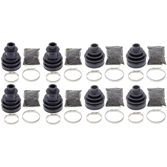 Complete Front & Rear Inner & Outer CV Boot Repair Kit X8 TERRALANDER 800 12-14