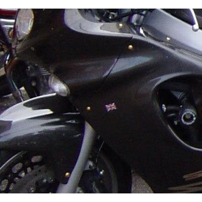 Load image into Gallery viewer, R&amp;G Racing Black Classic Style Crash Protectors For 1999-2004 Triumph Sprint ST

