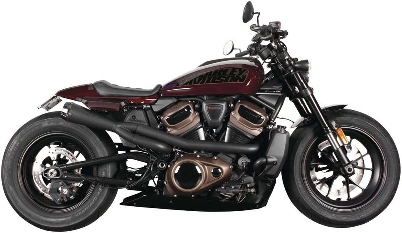 Load image into Gallery viewer, Two Brothers Racing 2-Into-1 Comp-S Exhaust Black For Harley-Davidson Sportster S 2021-2022

