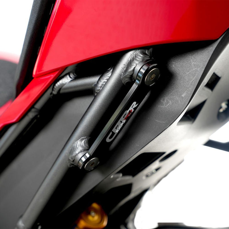Load image into Gallery viewer, R&amp;G Racing Black Footrest Delete Blanking Plates For 2021-2023 Honda CBR1000RR-R Fireblade SP CBR10SPM
