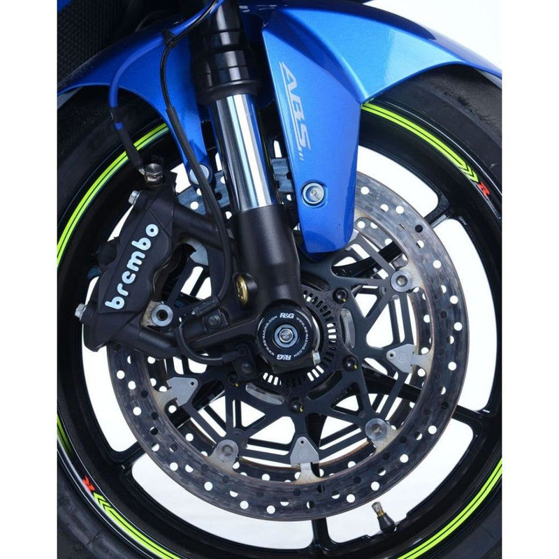 Load image into Gallery viewer, R&amp;G Racing Black Fork Protectors For 2012-2018 Suzuki GSXR1000
