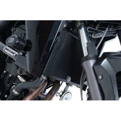 Load image into Gallery viewer, R&amp;G Racing Black Aluminum Radiator Guard For 2013-2017 CFMoto 650i
