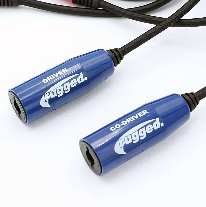 Load image into Gallery viewer, Rugged Radios OFFROAD 12' RACE SERIES Straight Cable to Intercom Driver and Co-Driver CS-OFF-RACE-KIT
