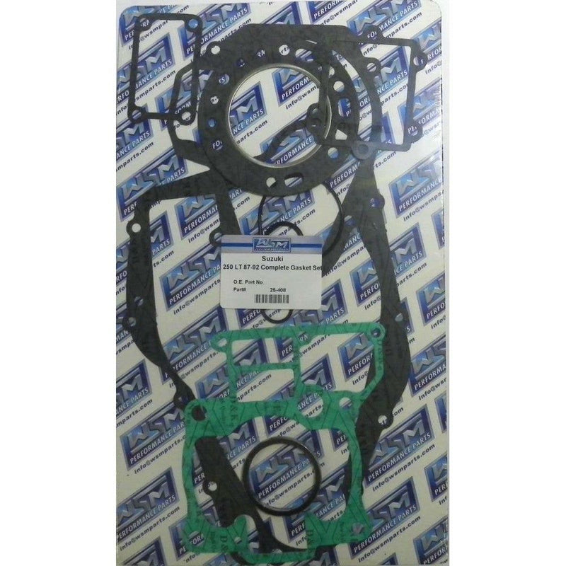 Load image into Gallery viewer, WSM Complete Gasket Kit For Suzuki 250 Quadracer 87-92 25-408
